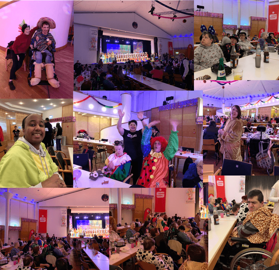 Collage Karnevalverein Einladung