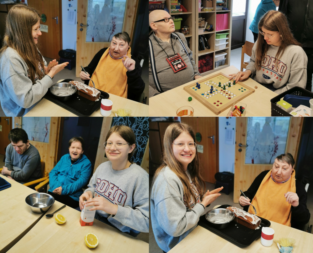 Collage Praktikantin Lola