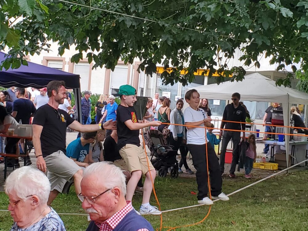 Sommerfest HX Slackline